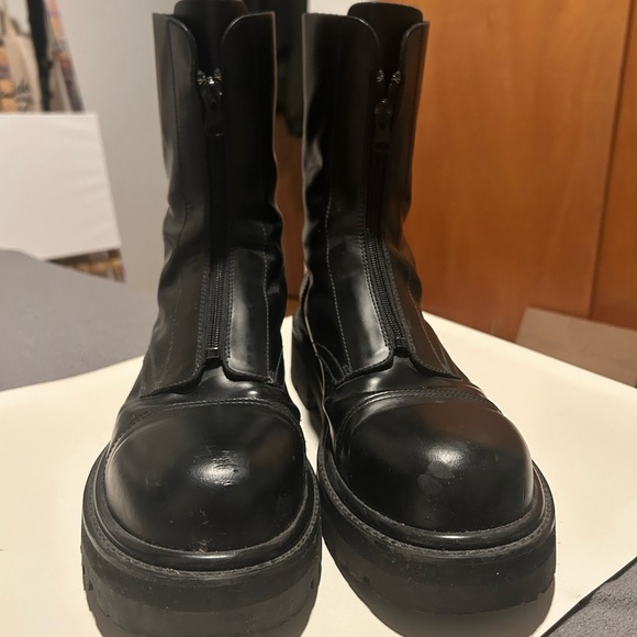 RARE Vetements Combat Boots Size 13 steel toe heavy duty - Picture 7 of 10